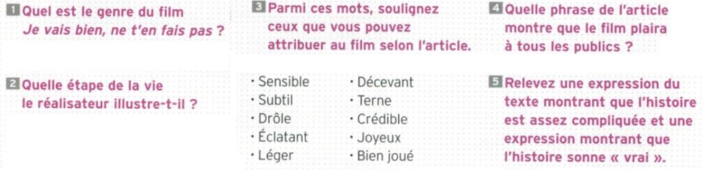 French Momvie questions