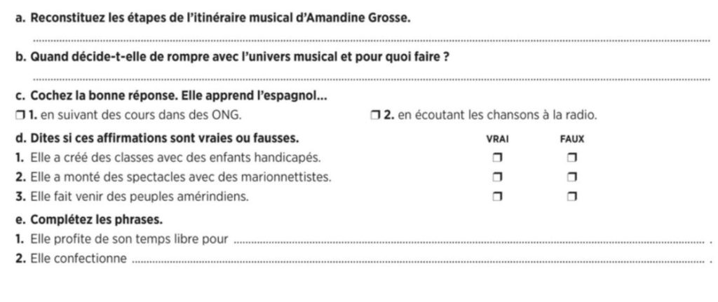 Questions DELF