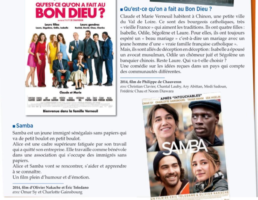 Comparing movies in French