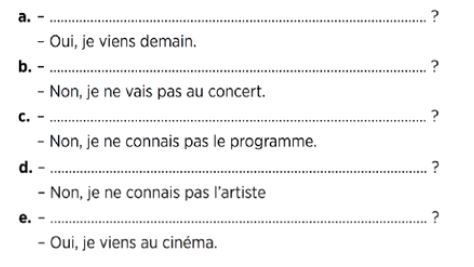 Asking questions and review verbs (Level A1) - Online French Tutor