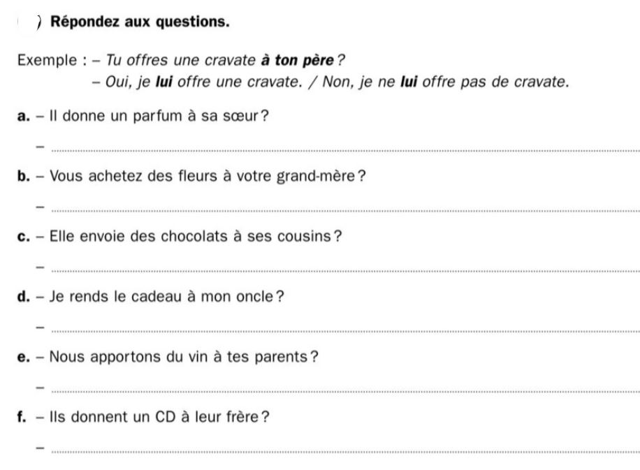 French review pronoun